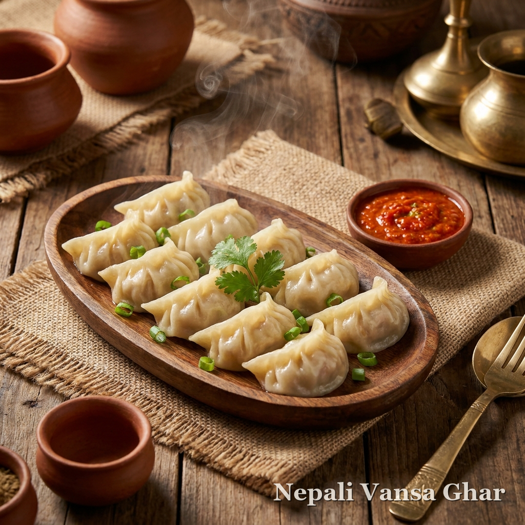 Nepali chicken momos